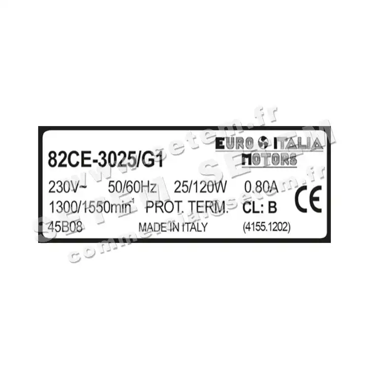 1539001202-MOTEUR EUROMOTORS 82CE-3025/G1 *4155.1202* 6