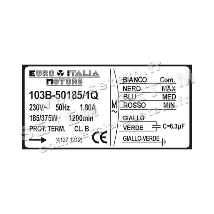 1539001212-MOTEUR EUROMOTORS 103B-50185/1Q *4137.1212* 5