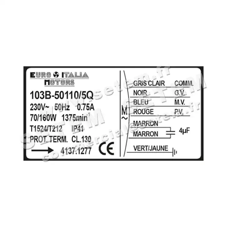 1539001277-MOTEUR EUROMOTORS 103B.50110/5Q *4137.1277* 4