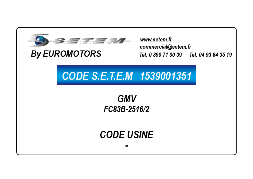 GMV FC83B-2516/2