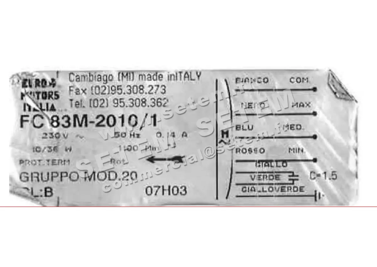 1539002010-GMV EUROMOTORS FC83M-2010/1 *4141.1041*