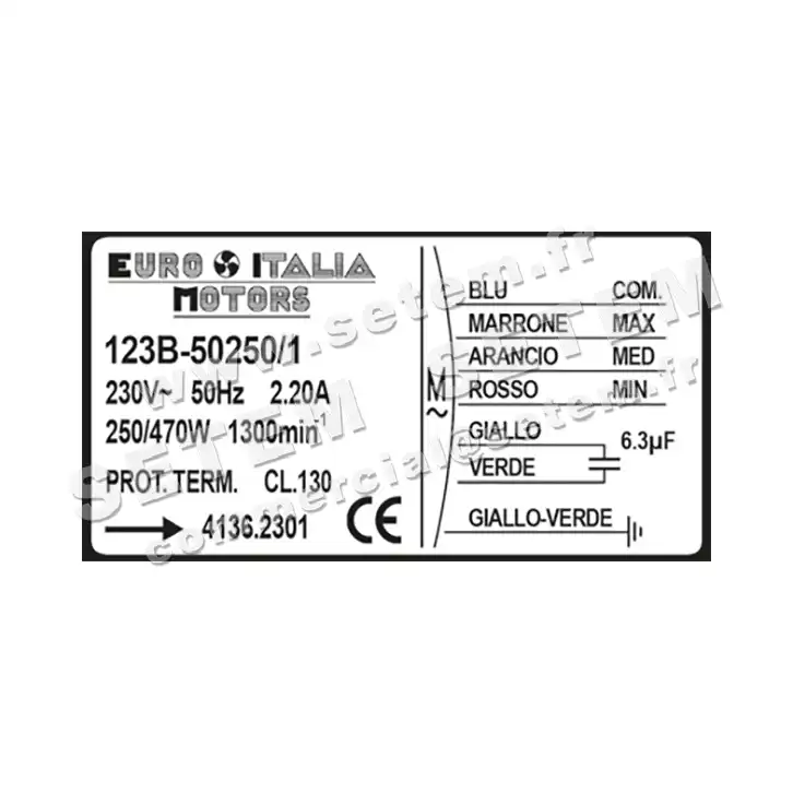 1539002301-MOTEUR EUROMOTORS 123B-50250/1 *4136.2301* 3