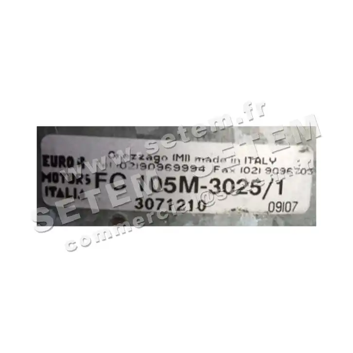 1539003712-GMV EUROMOTORS FC105M-3025/1 "3071210" *4141.2708* 2