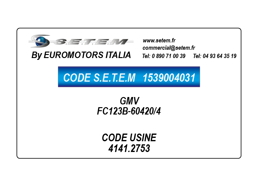 GMV FC123B-60420/4 *4141.2753*