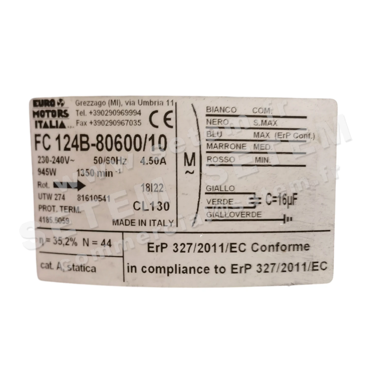 GMV FC124B-80600/10 *4185.5059*