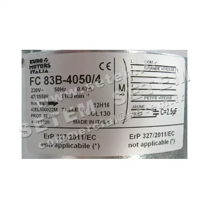 1539004715-GMV EUROMOTORS FC83B.4050/4 "42EL500022M" *4141.1220* 3