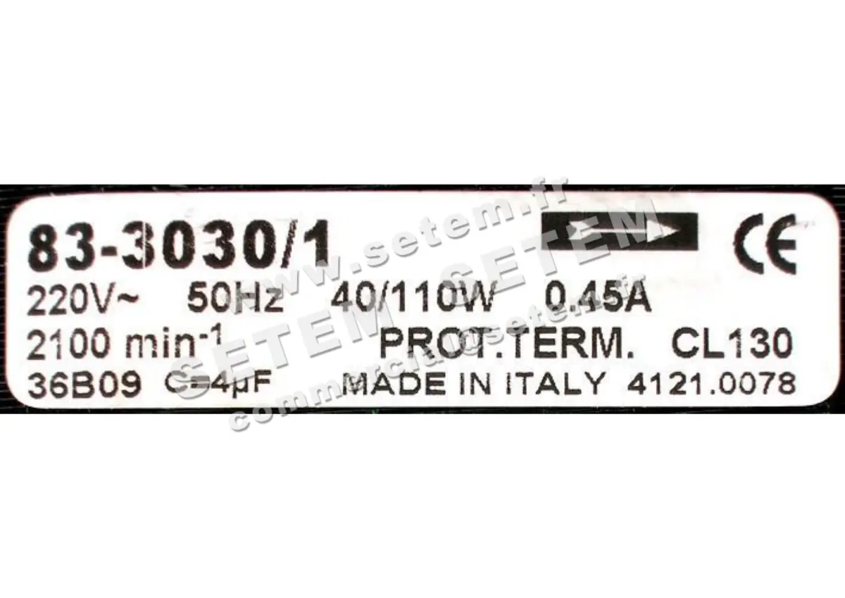 1539005007-MOTEUR EUROMOTORS 83.3030/1 *4121.0078* 2