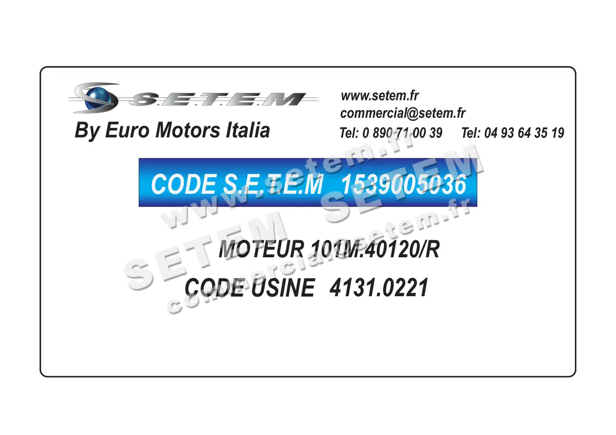 1539005036-MOTEUR EUROMOTORS 101M-40120/R *4131.0221* 4