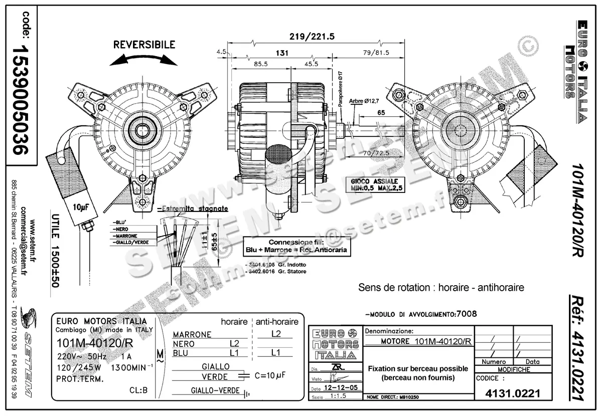 1539005036-MOTEUR EUROMOTORS 101M-40120/R *4131.0221* 2