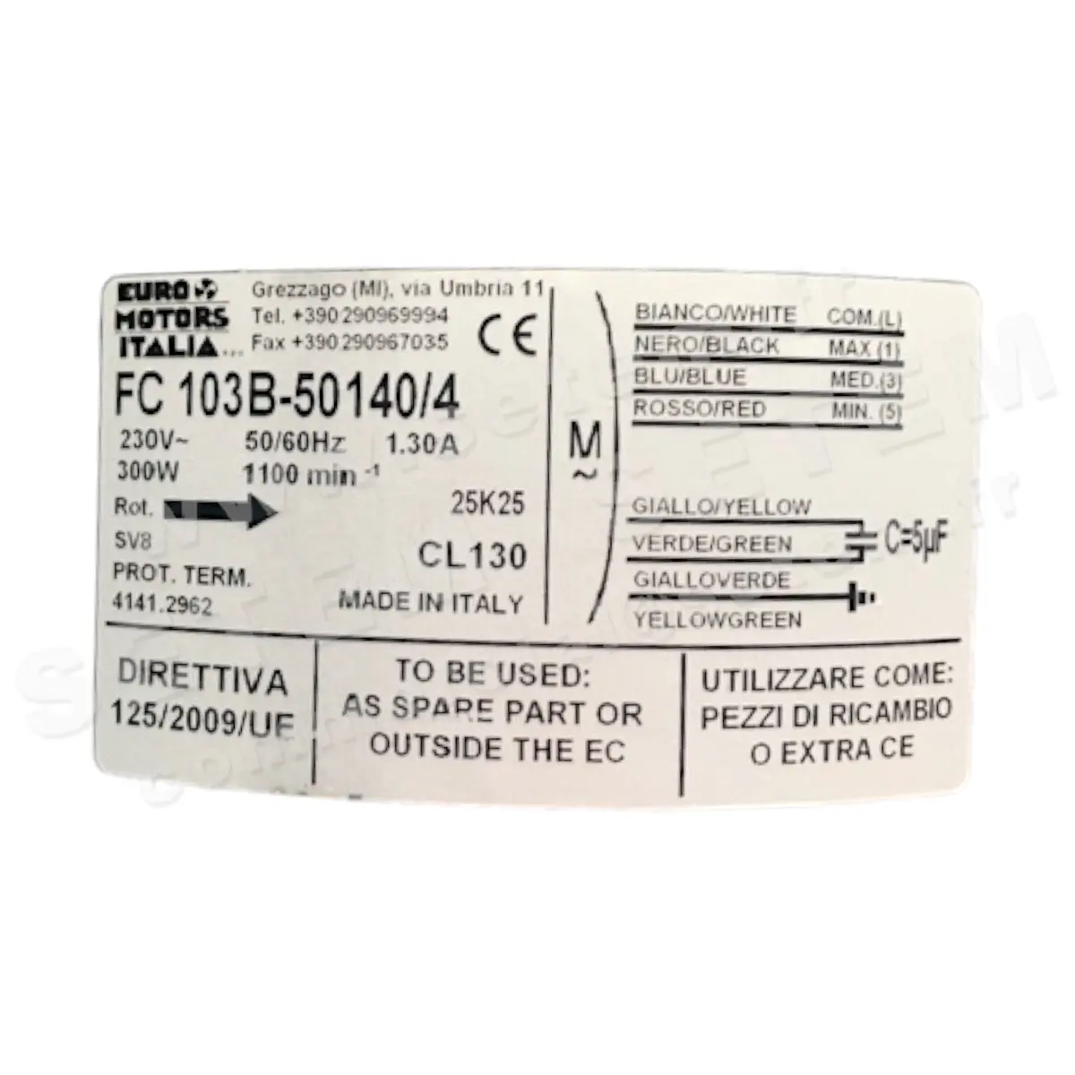 1539005123-GMV EUROMOTORS FC103B-50140/4 *4141.2962* 2