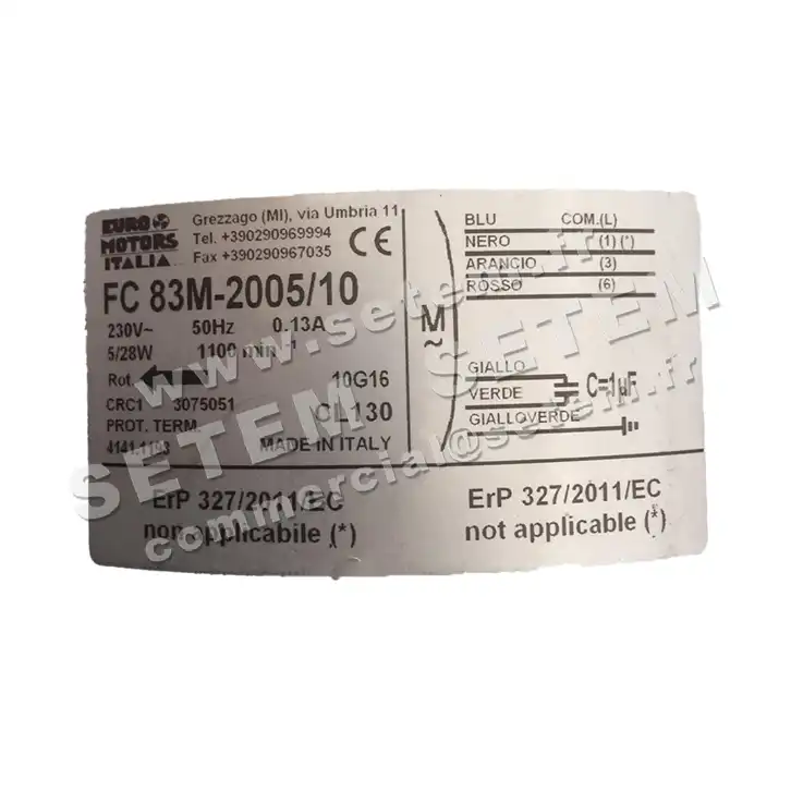 1539005485-GMV EUROMOTORS FC83M.2005/10 *4141.1198* 2