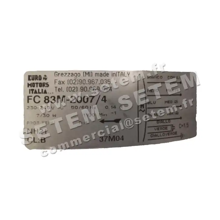 1539006289-GMV EUROMOTORS FC83M.2007/4 *4141.1105* 3