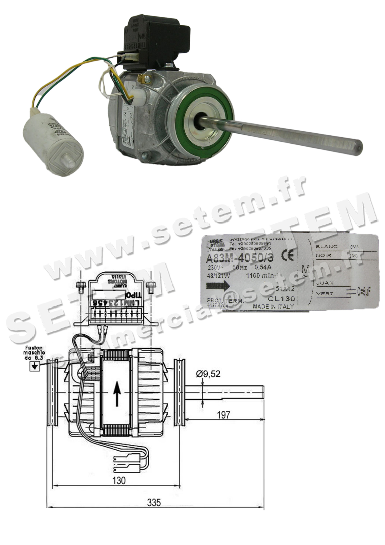 1539009608-MOTEUR EUROMOTORS A83M-4050/3 *4127.0704* 5