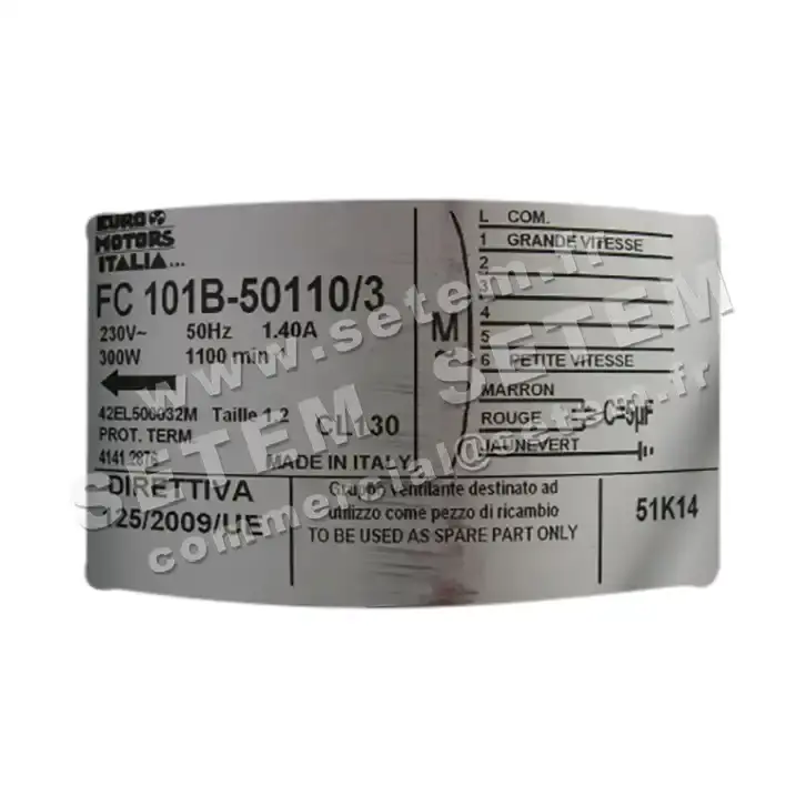 1539009700-GMV EUROMOTORS FC101B.50110/3 "42EL500032M" *4141.2876* 3
