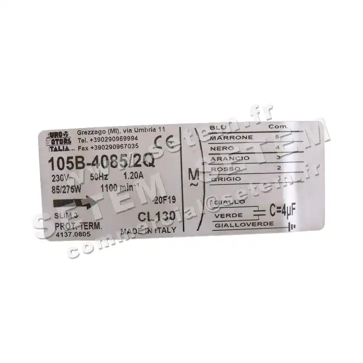 1539009780-MOTEUR EUROMOTORS 105B.4085/2Q *4137.0805*