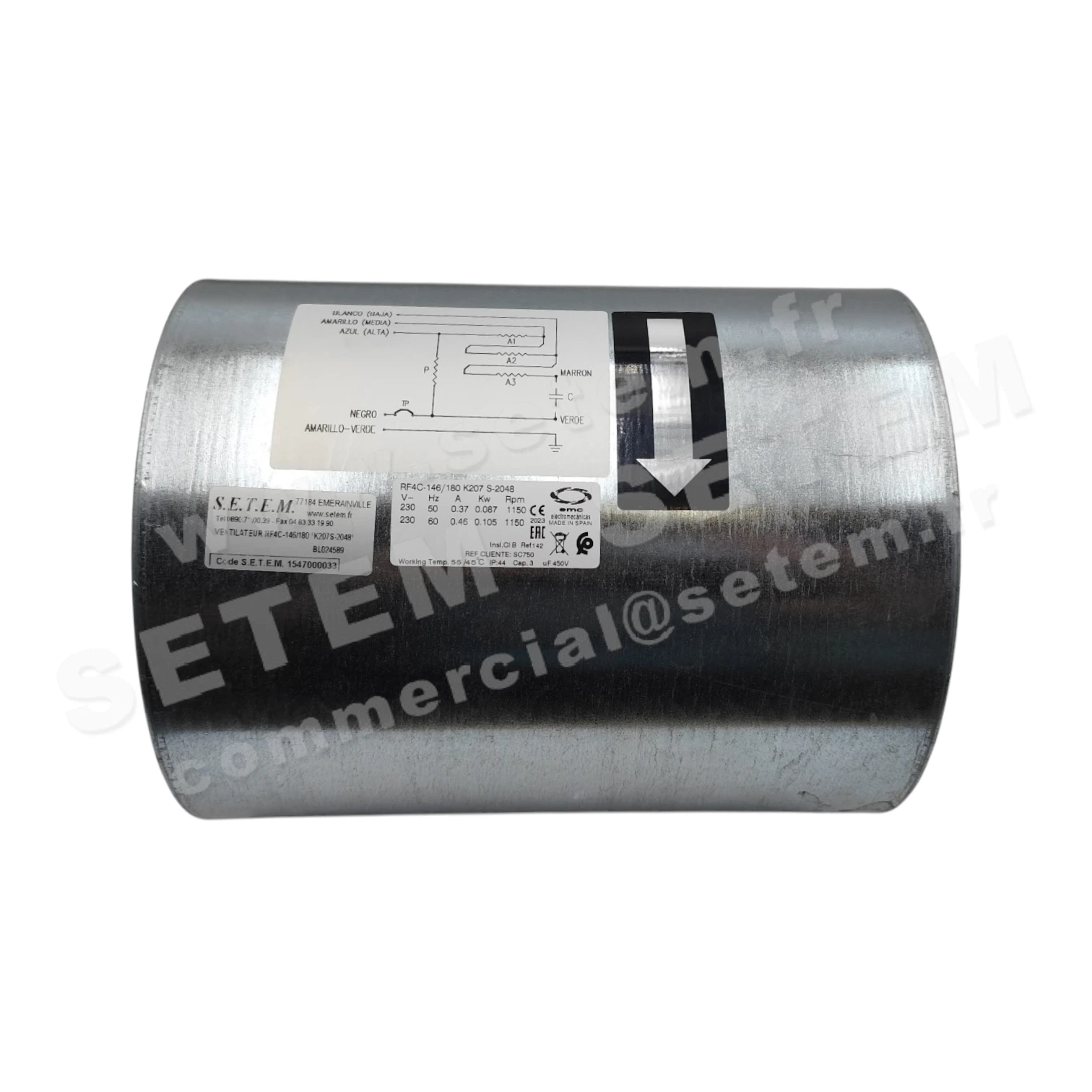 1547000033-VENTILATEUR EMC RF4C-146/180 *K207S-2048* 4