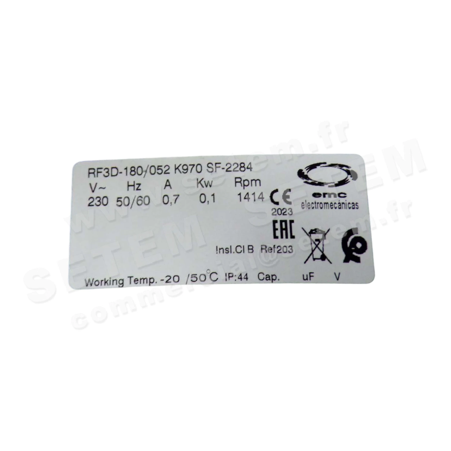 1547008522-VENTILATEUR EMC RF3D-180/052 CETHEO V2/V3 "162013" *K970SF-2284* 2