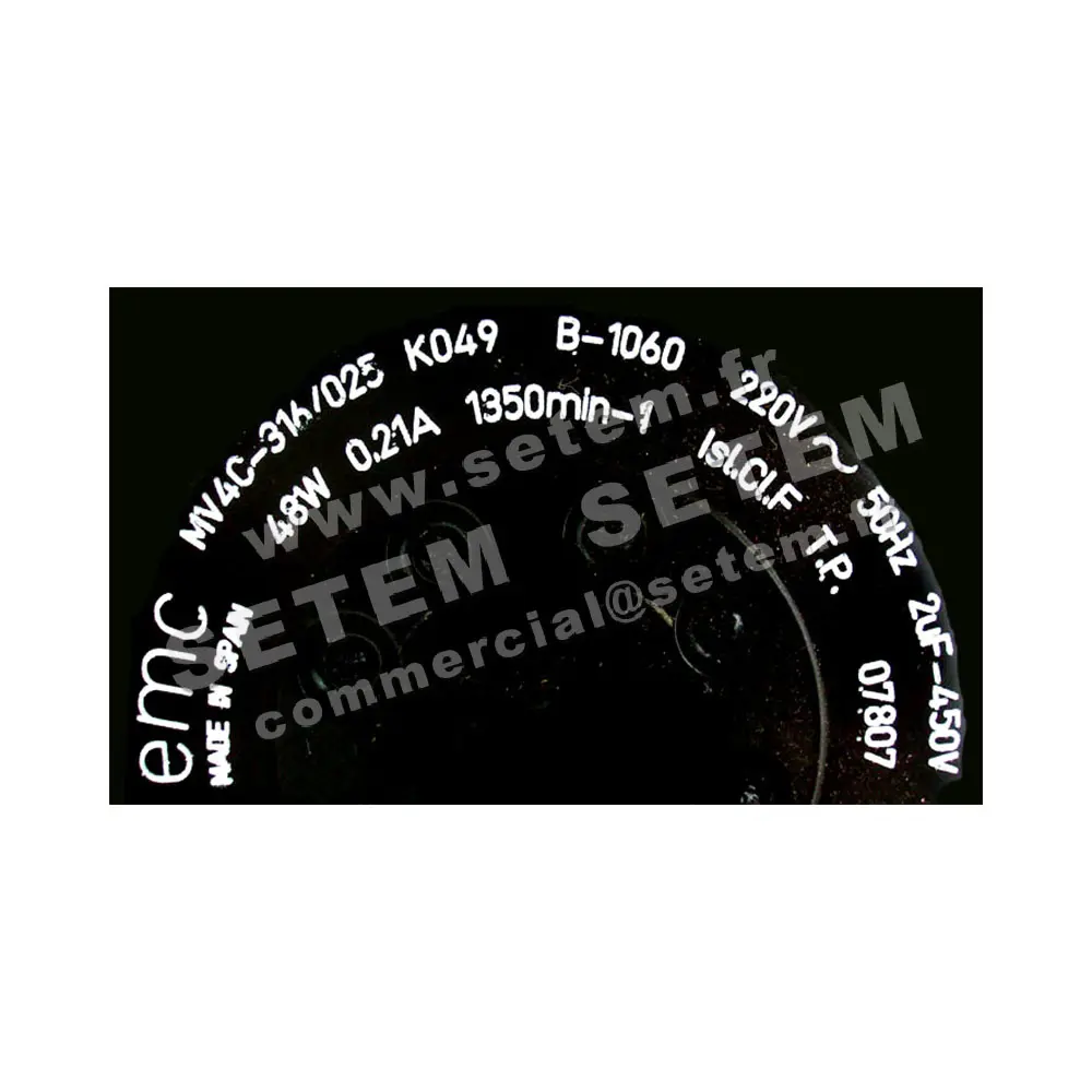 1547009085-MOTEUR EMC MV4C-316/025 *K049B-1060* +TURBINE 145X60X8RD 4