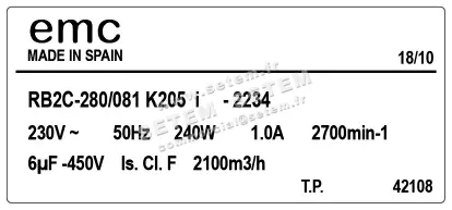 1547009173-MOTOTURBINE EMC RB2C.280/081 *K205I.2234* 3