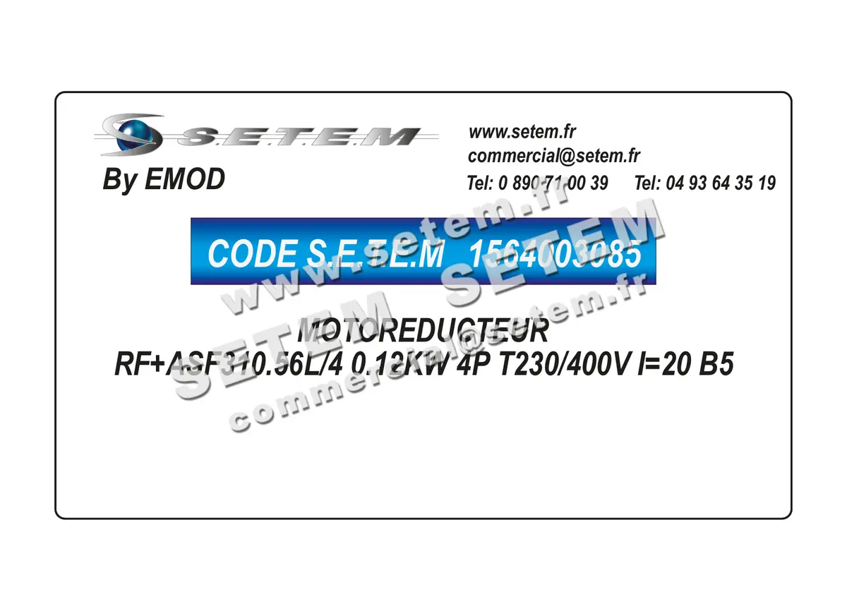 1564003085-MOTOREDUCTEUR EMOD RF+ASF310.56L/4 0.12KW 4P T230/400V I=20 B5