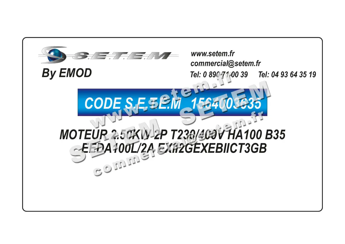 1564003635-MOTEUR EMOD 2.50KW 2P T230/400V HA100 B35 EEDA100L/2A EXII2GEXEBIICT3GB