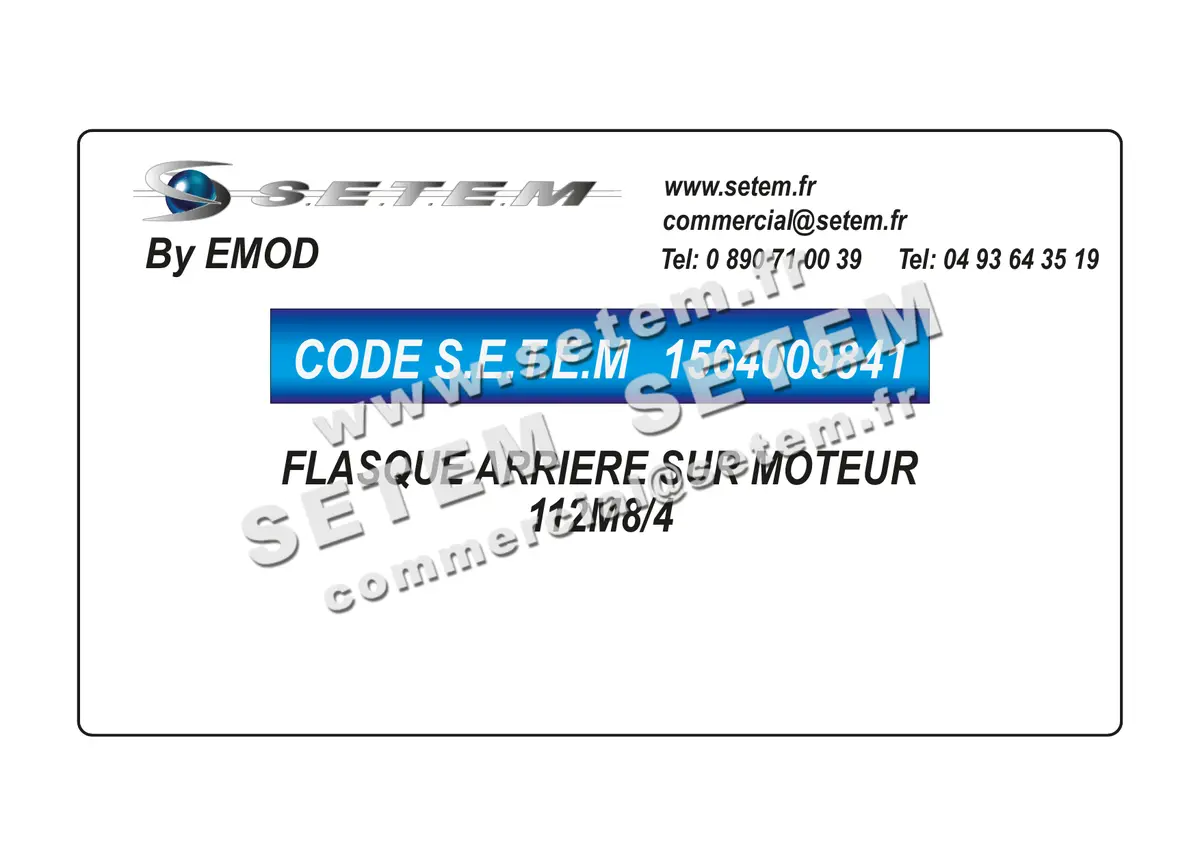 1564009841-FLASQUE ARRIERE SUR MOTEUR EMOD 112M8/4 4