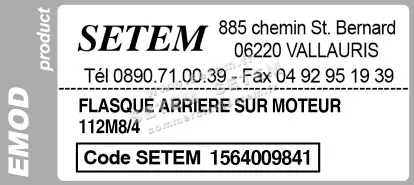 1564009841-FLASQUE ARRIERE SUR MOTEUR EMOD 112M8/4 3