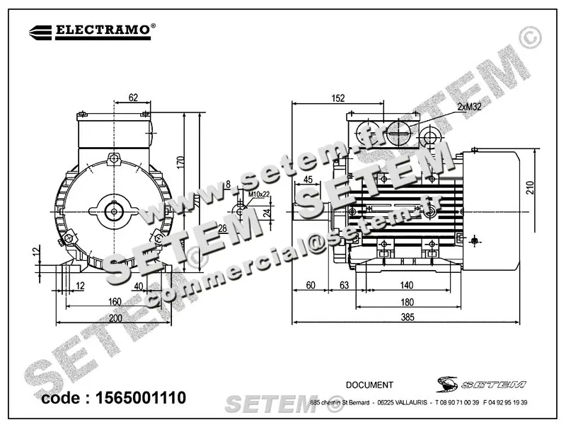 1565001110-MOTEUR ELECTRAMO 2.20KW 4P T230/400V HA100 B3 1AR100L1.4 2