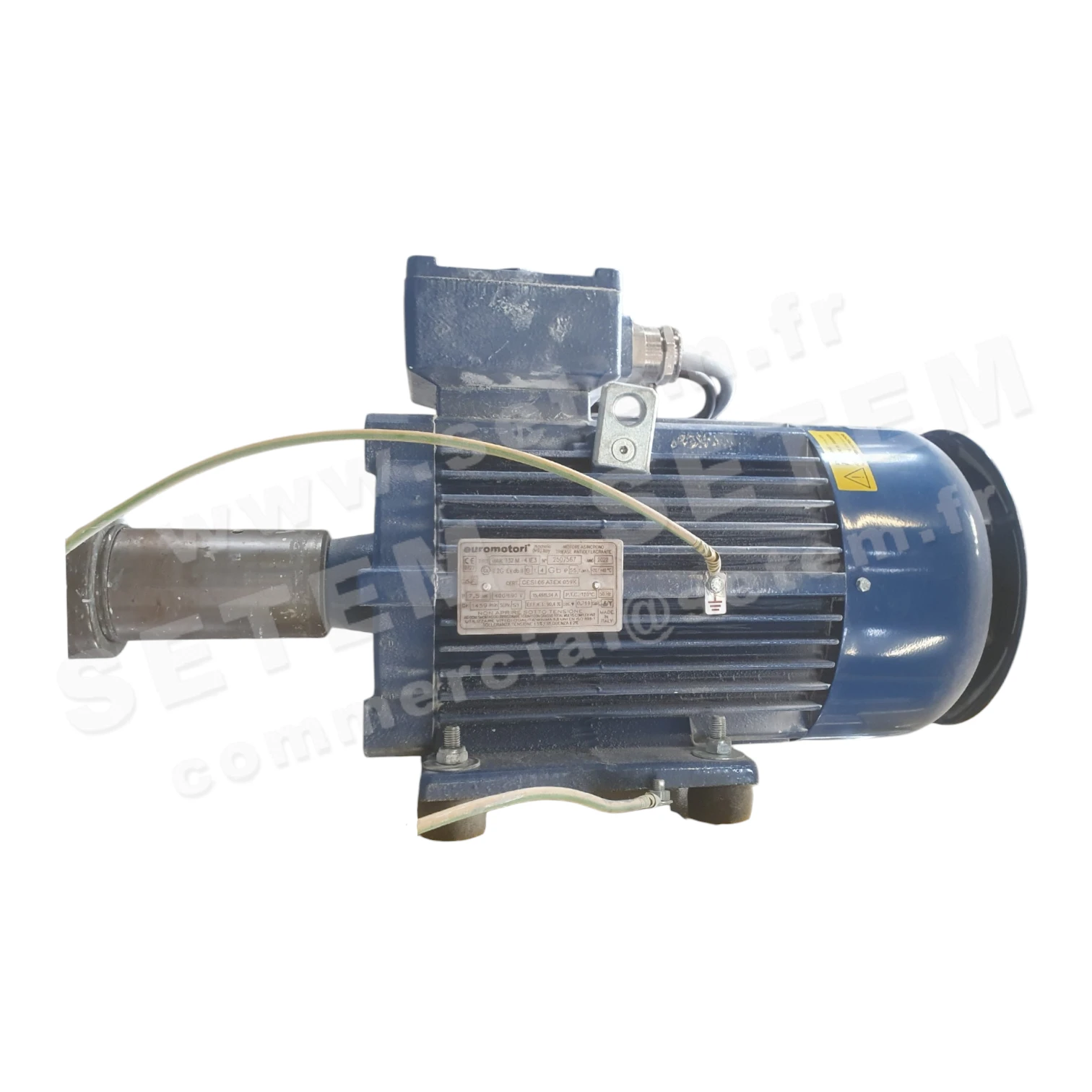 1572001140-MOTEUR EUROMOTORI 7.50KW 4P T400/690V HA132 B3 IE3 II2GEXDBIIBT4GB MAK132M-4