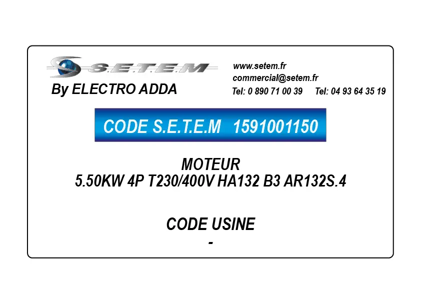 1591001150-MOTEUR ELECADDA 5.50KW 4P T230/400V HA132 B3 AR132S.4