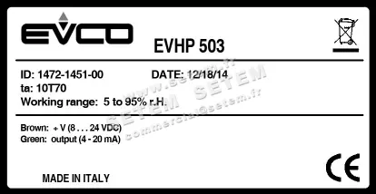 1600001503-HYGROMETRE EVHP503 EVCO 3