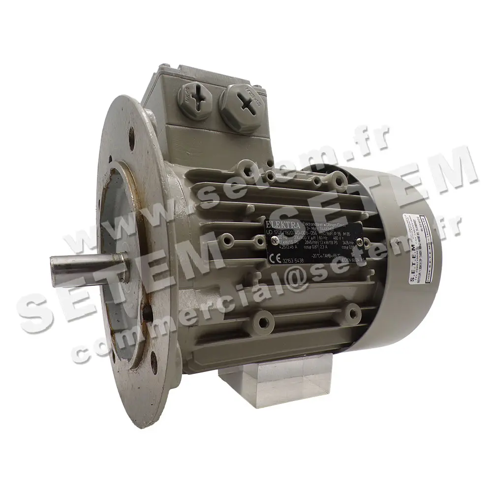 1614000136-MOTEUR ELEKTRA MOTOREN 1.30KW 2P T460V 60HZ HA80 B5 7AA80M02 7
