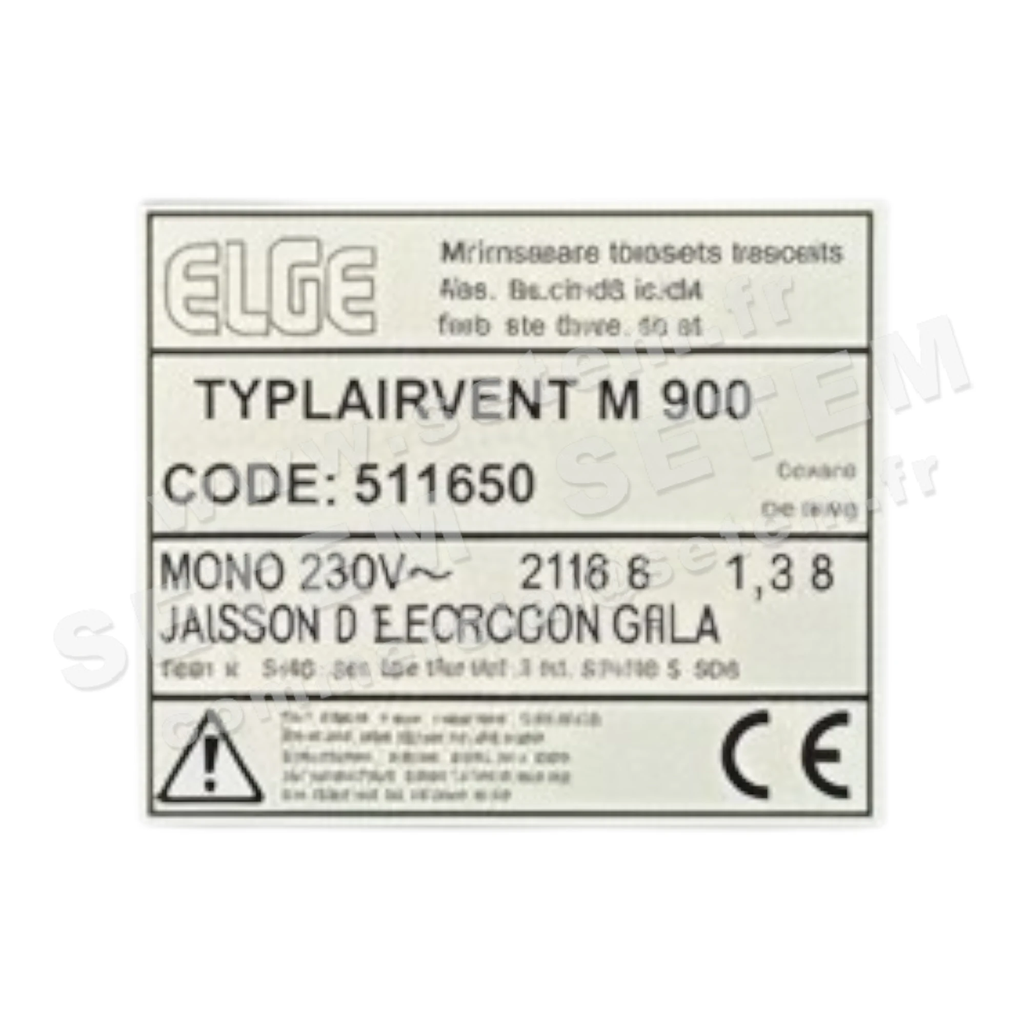 1647005247-CAISSON ELGE AIRVENT M900 *511650* 2