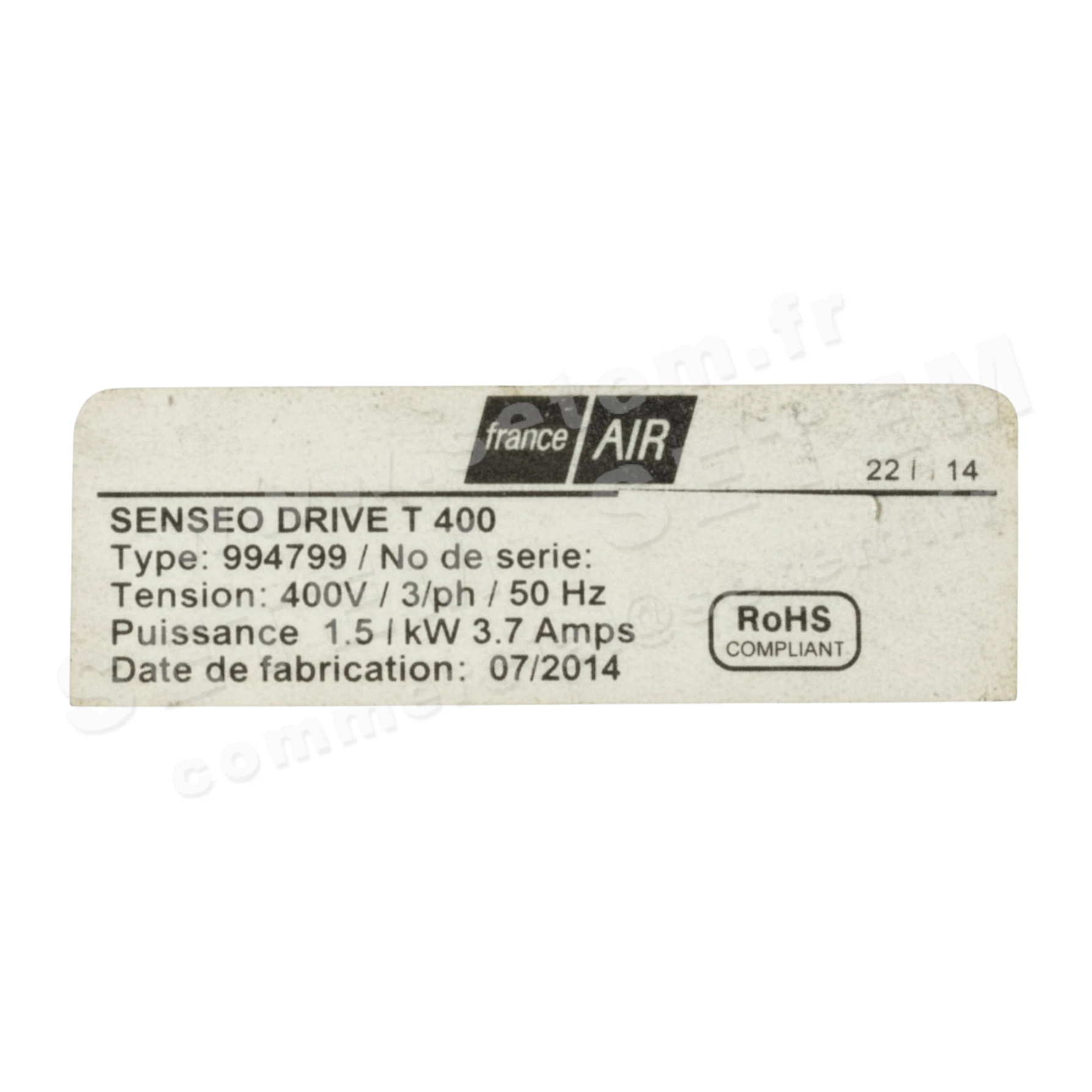 VARIATEUR DE FREQUENCE SENSEO DRIVE T400 1.50KW 2