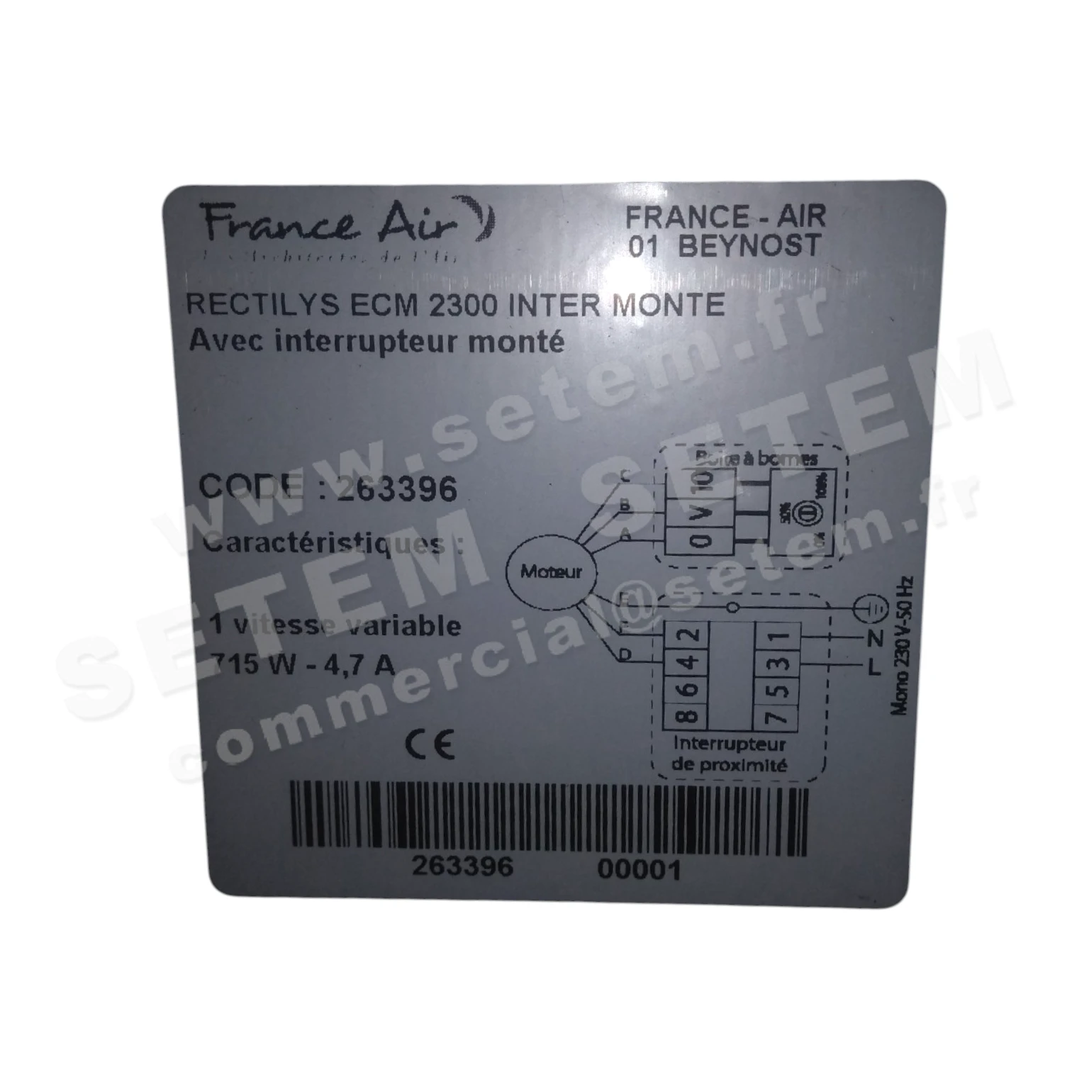 1801002417-CAISSON RECTILYS FRANCE AIR ECM 2300 INTER MONTE 2