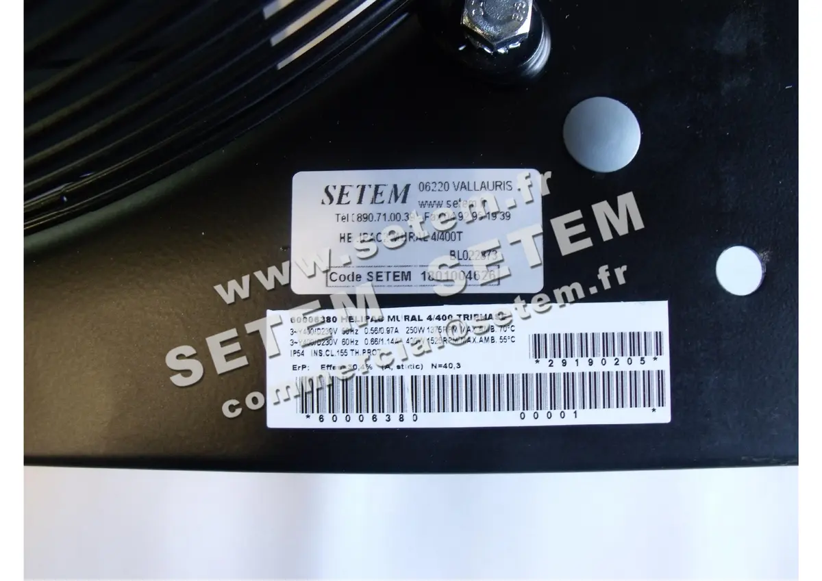 1801004628-VENTILATEUR FRANCEAIR HELIPAC MURAL 4/400T *60006380* 2
