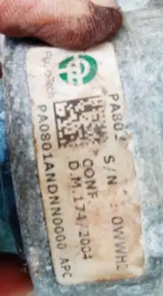 1802501001-CORPS DE POMPE FLUID O TECH PA801 PA0801ANDNN0000