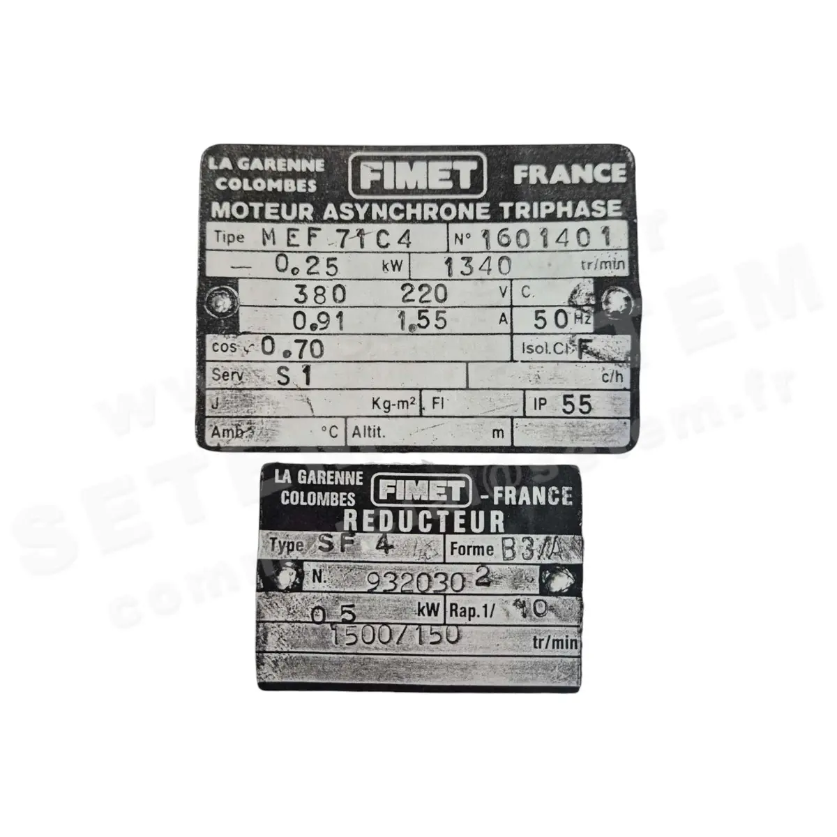 1808002150-MOTOREDUCTEUR FIMET SF4+MEF71C4 I=1/10