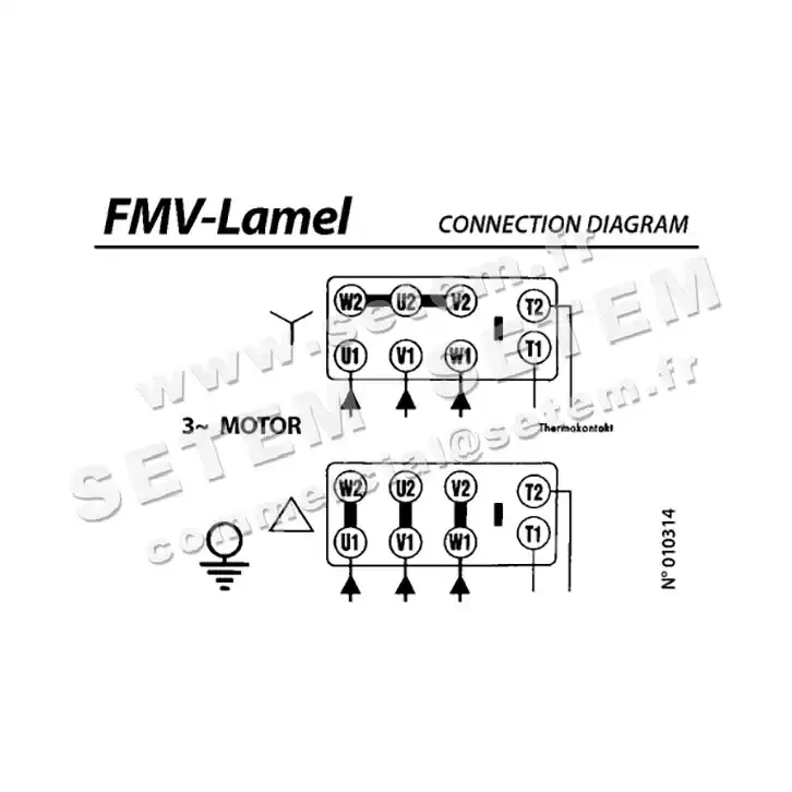 1809000025-MOTEUR FMV TX065L06 550/750W 6P T230/400V *18946* 4