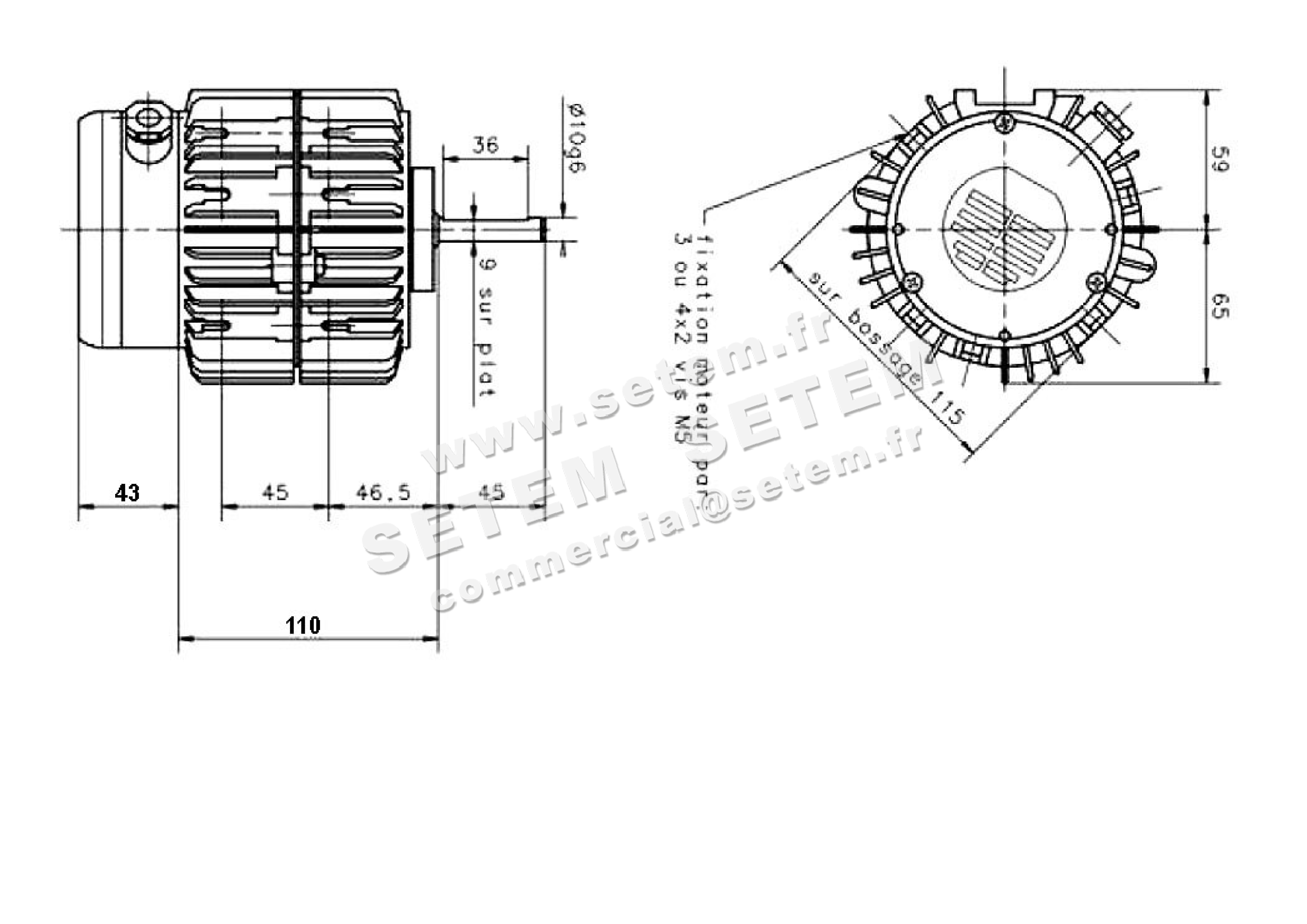 1809000086-MOTEUR FMV MFC30W6 35/85W 6P M230V *18818* 3