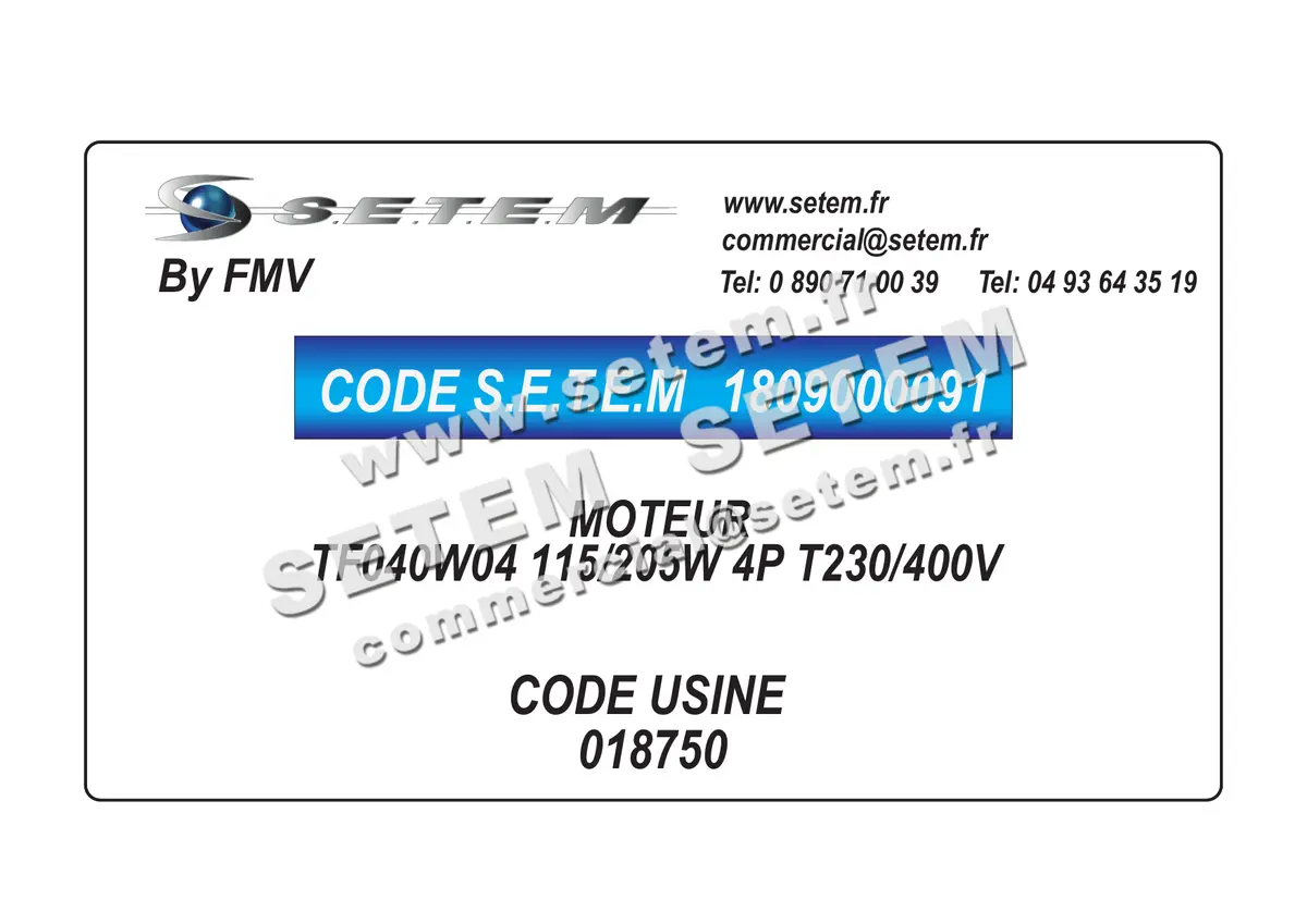 1809000091-MOTEUR FMV TF040W04 115/205W 4P T230/400V *18750*