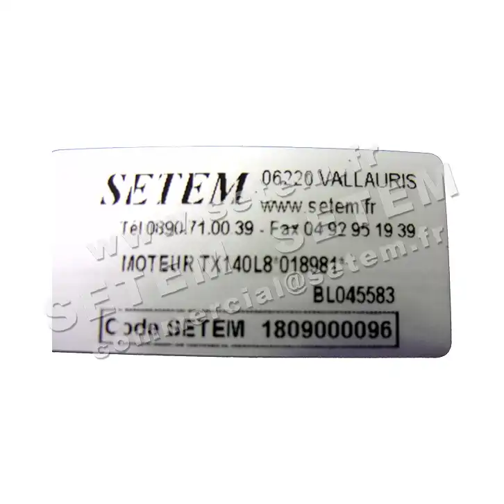 1809000096-MOTEUR FMV TX140L8 *18981* 2