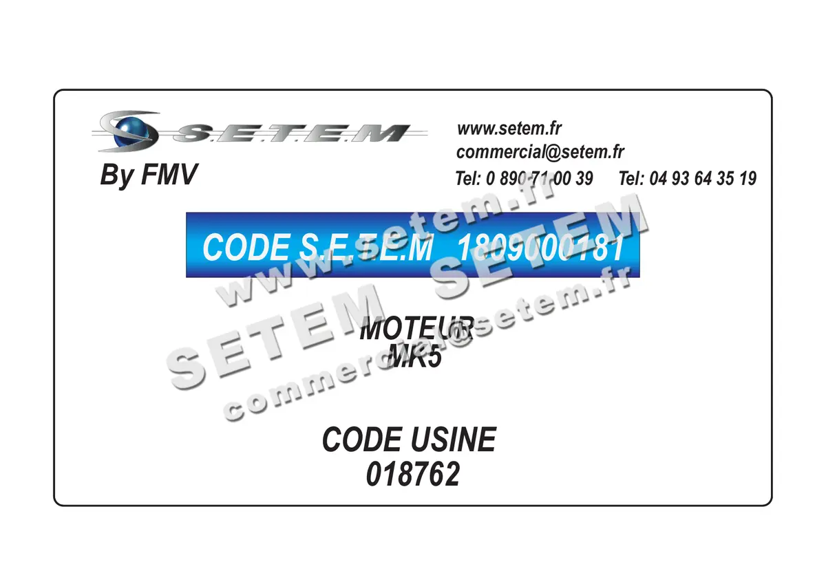 1809000181-MOTEUR FMV MK5 *18762*