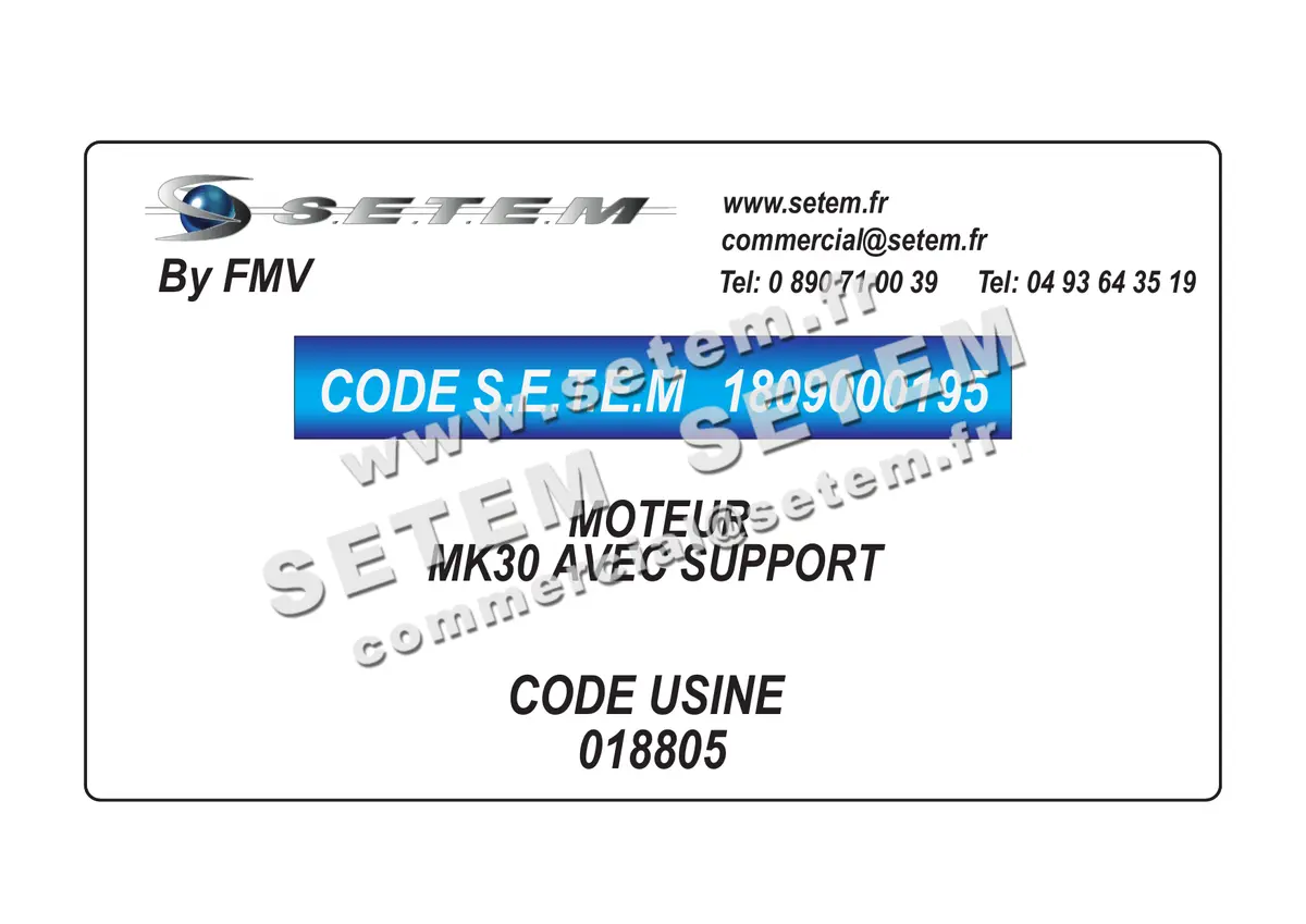 1809000195-MOTEUR FMV MK30 AVEC SUPPORT