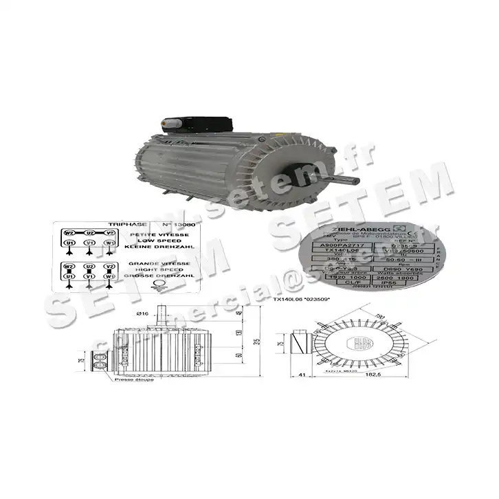 1809000217-MOTEUR FMV TX140L06 *23509* 2