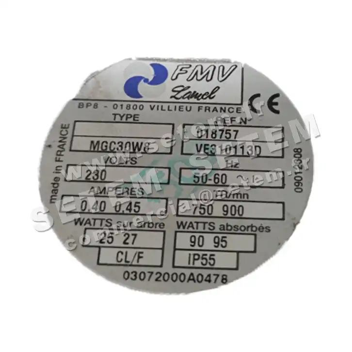 1809000303-MOTEUR FMV MG030W08 *18757*
