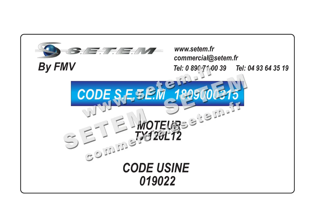 1809000315-MOTEUR FMV TX120L12 *19022* 4