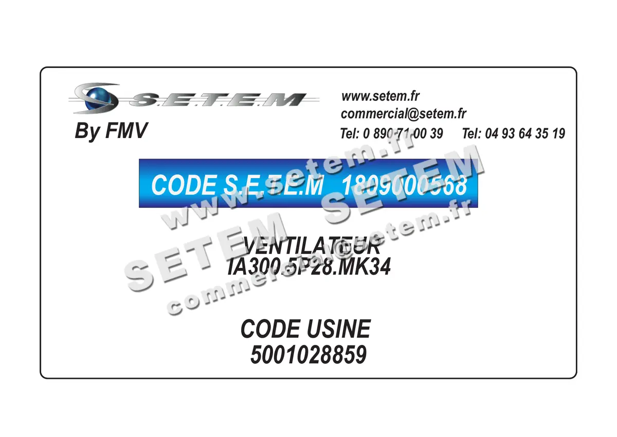 1809000568-VENTILATEUR FMV IA300.5P28.MK34 *5001028859* 4