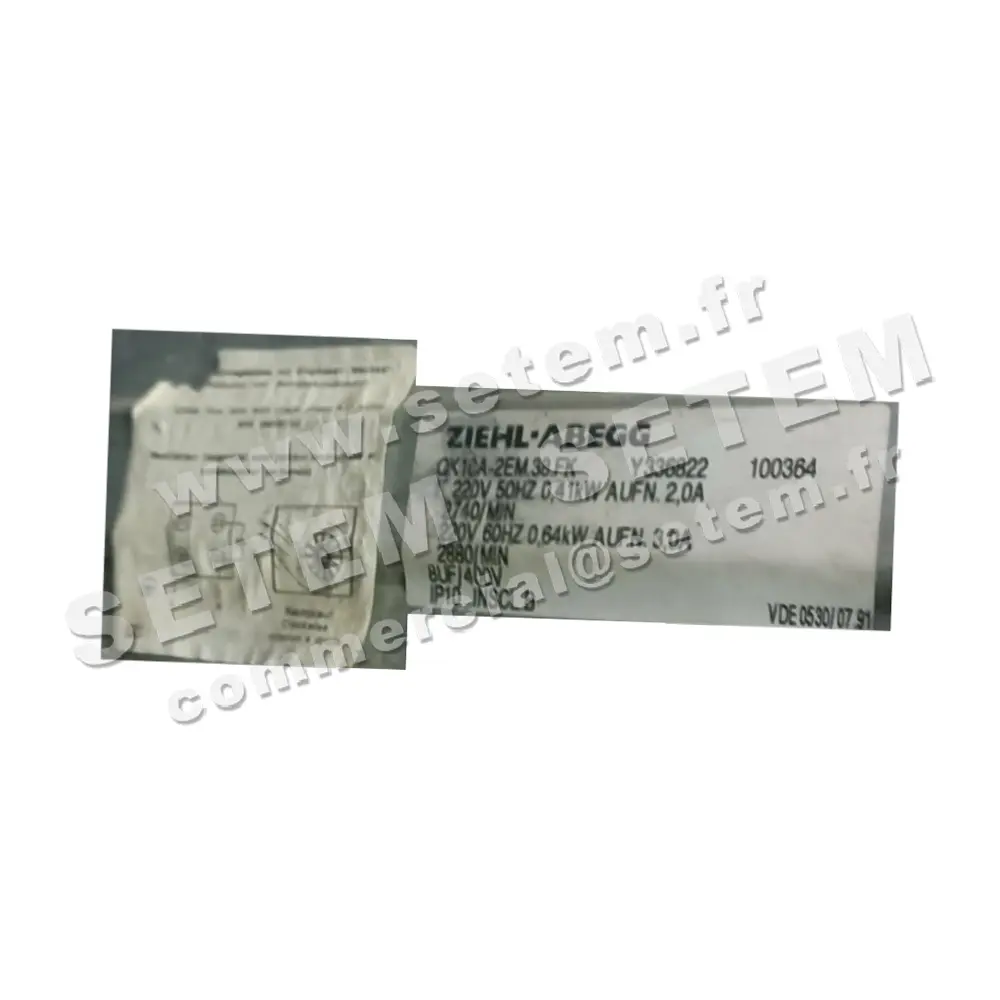 1809001008-VENTILATEUR FMV QK10A.2EM.38.FK *100364*