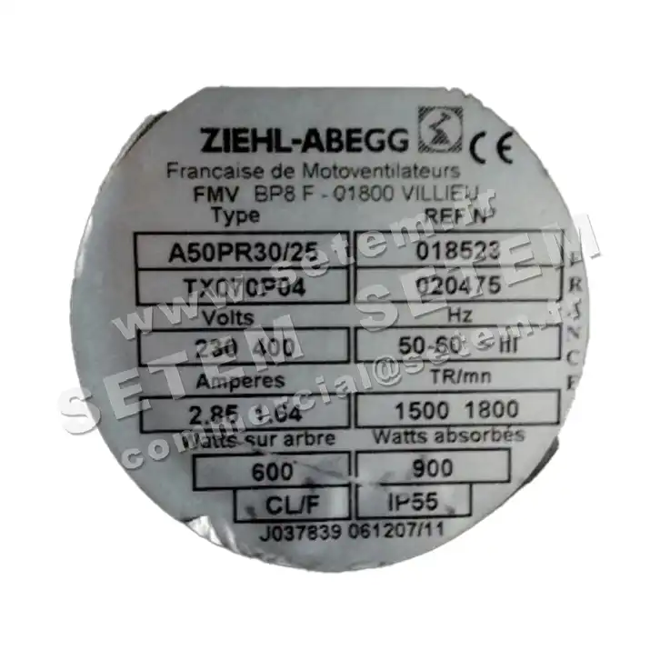 1809001018-VENTILATEUR FMV A50PR30/25.TX070P04 *18253*